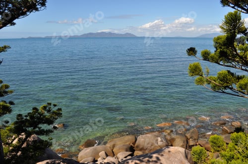 Preview: Coastal sea view, on Magnetic Island, Australia