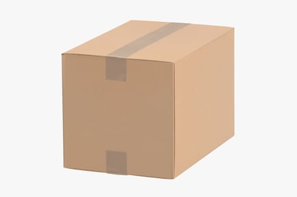 Preview: Sealed Cardboard Box - Clean