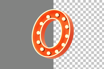 Preview: Marquee Lights O 3D Icon