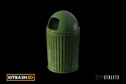 Preview: Kitbash: City Streets - Trash Can C