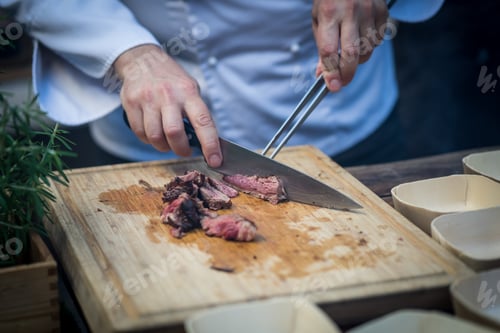 Preview: Chef Preparing Meat
