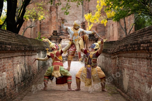 Preview: Khon, Is a classical Thai dance in a mask. In Ramayana literature