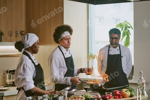 Preview: Cooking Team in Kitchen