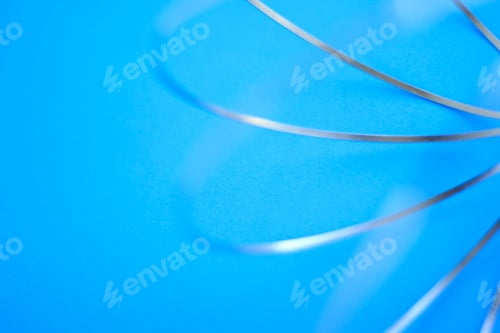 Preview: Blurred blue and silver abstract background. Winter colors concept.