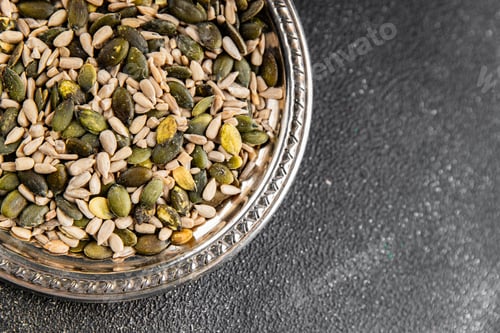 Preview: Seed mix bio pumpkin seeds, sunflower seeds superfood natural food dish organic fresh tasty