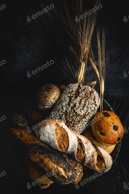 Preview: Natural Assortments of homemade breads
