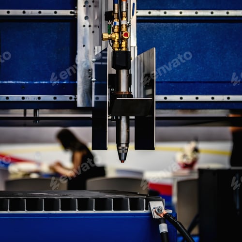 Preview: Close-Up Of Laser Cutting Machine