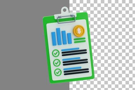 Preview: Financial Planning 3D Icon