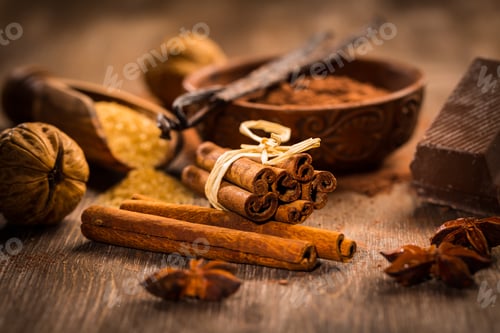Preview: Baking ingredients and spices
