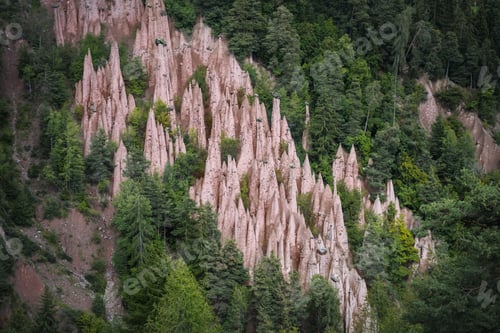Preview: Natural phenomen of earth pyramids in Renon, South Tyrol, Italy