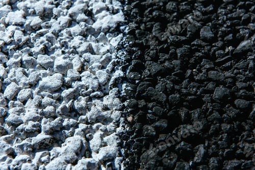 Preview: New asphalt texture with white dashed line