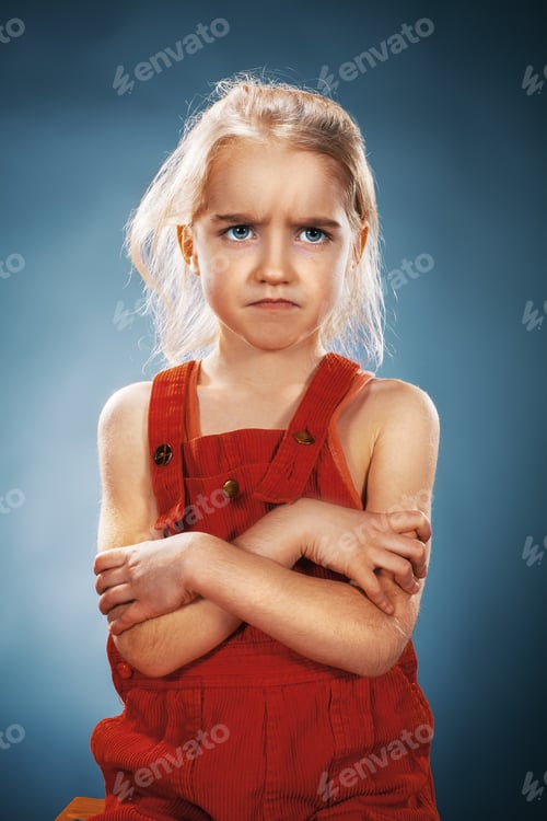 Preview: Beautiful Portrait Of A Disaffected Little Girl