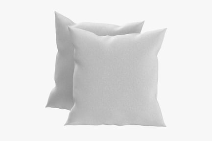 Preview: Soft Square Pillows, Type 01, Plain Fabric