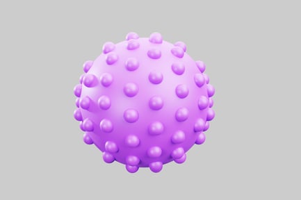 Preview: Purple virus particle