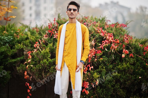 Preview: In indian traditional clothes