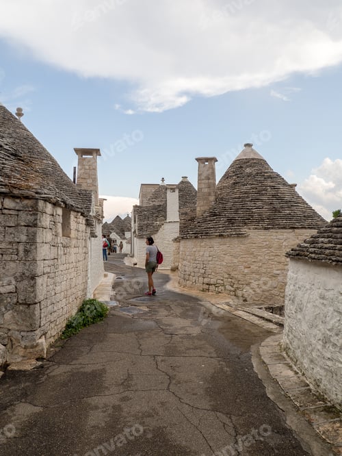 Preview: The classic dwellings of Alberobello in Puglia, Italy.