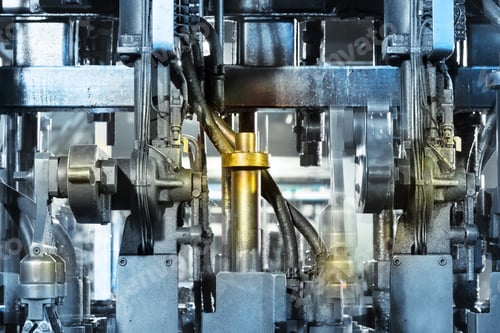 Preview: Details machine in the production
