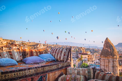 Preview: Cappadocia underground city inside the rocks, the old city of stone pillars