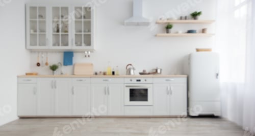 Preview: New modern kitchen interior, real estate, rental and sale of apartments