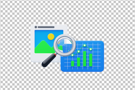 Preview: Social Media Analytic 3D Icon