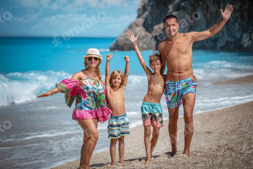 Preview: Family On Beach Vacation