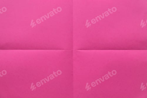 Preview: Folded pink color paper for background.