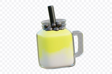 Preview: Mango Smoothie Boba Cup