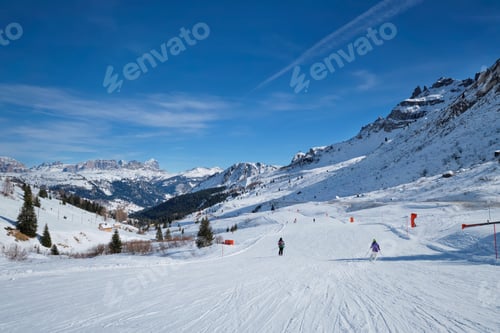 Preview: Ski resort in Dolomites, Italy