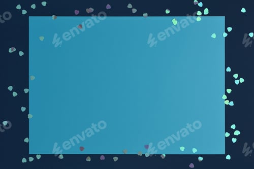 Preview: Blue sheet of textured paper on a classic blue background.