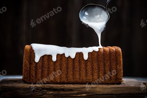 Preview: Icing top of Easter traditional cake