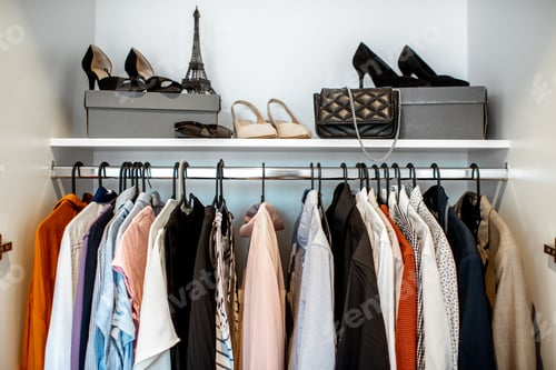 Preview: Clothes in the wardrobe