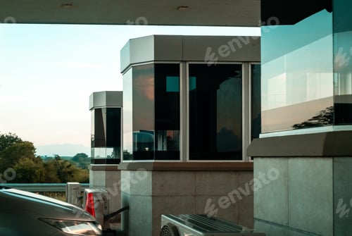Preview: Multiple Toll Booths in highway entrance Mattala,