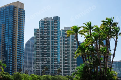 Preview: High apartment buildings in San Diego, USA