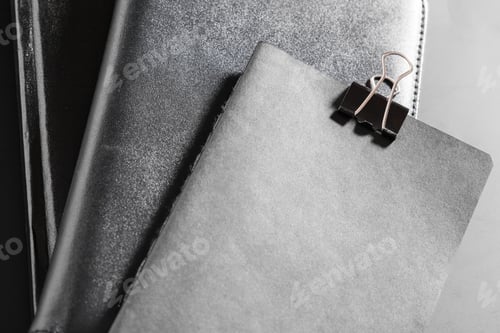 Preview: modern black office desktop scene