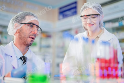 Preview: scientists perform experiments and record data.