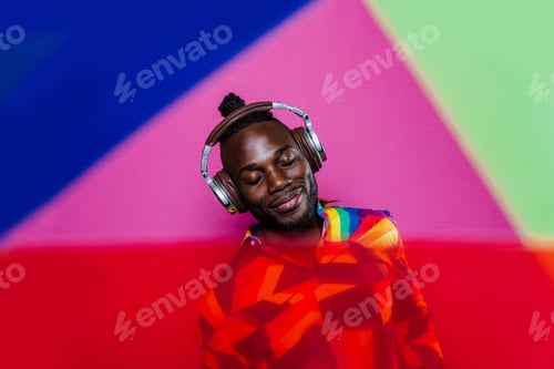 Preview: Artistic portrait with gel lights