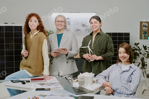 Preview: Business Team Discussing Sustainable Energy Solutions