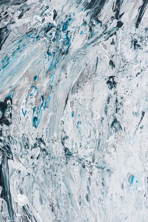 Preview: texture with light blue and grey brush strokes of oil paint