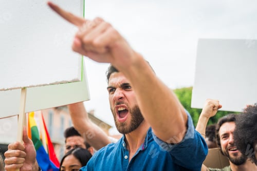 Preview: Activists demonstrating against social issues