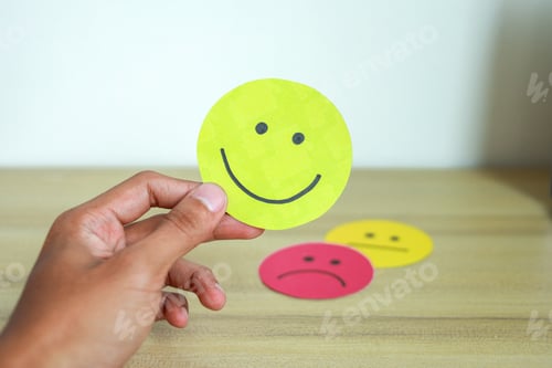 Preview: Selective Focus of Hand Showing Good Satisfaction Review