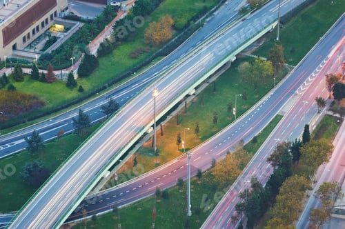 Preview: Aerial View Above of Highway