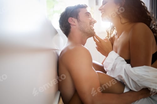 Preview: Beautiful passionate couple is having sex in bedroom