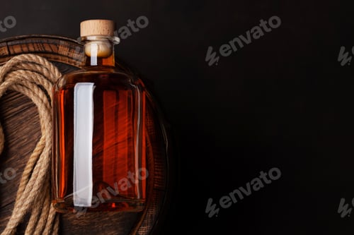 Preview: Bottle with rum