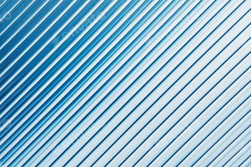Visualização: Fundo de vidro com nervuras listrado azul, textura abstrata diagonal