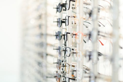 Preview: eye glasses on the shelf