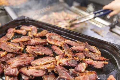 Preview: Close up of delicious duck breast