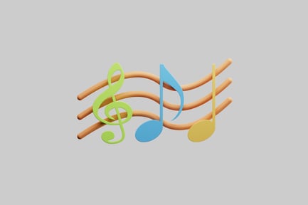 Preview: Floating Musical Notes