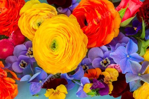 Preview: Fresh Flowers Background