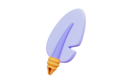 Preview: Signature Pen 3D Illustration