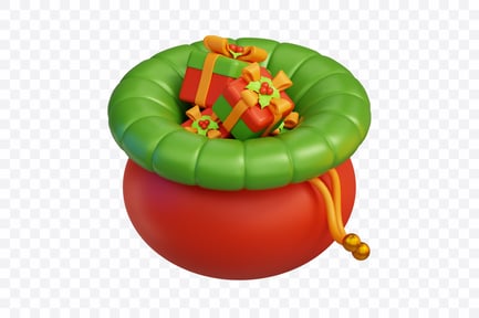 Preview: Holiday Wreath Gift Bag